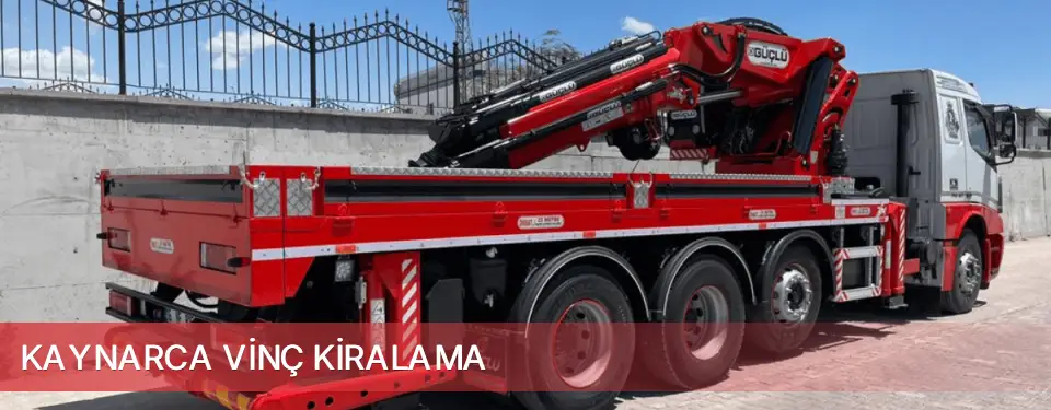 Kaynarca İlçemi Vinç Kiralama